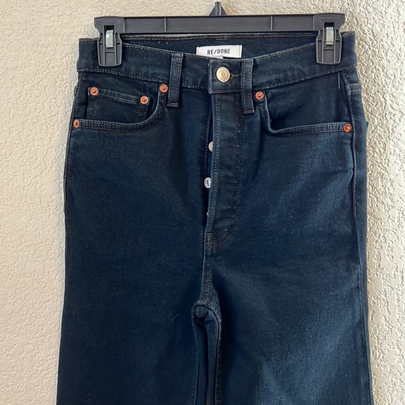 Re/Done 70s Ultra High Rise Stove Pipe Jeans - Picture 4 of 14